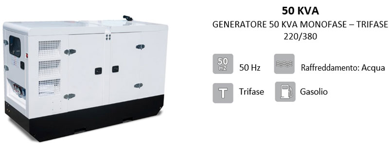 noleggio gruppo elettrogeno 20kva