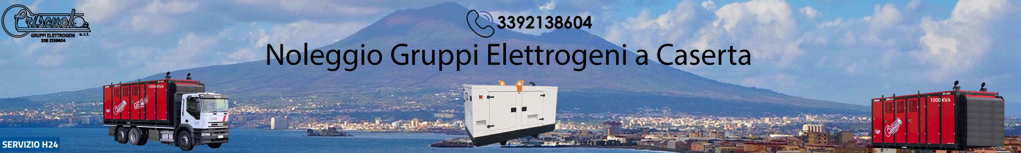 noleggio gruppi elettrogeni a Caserta